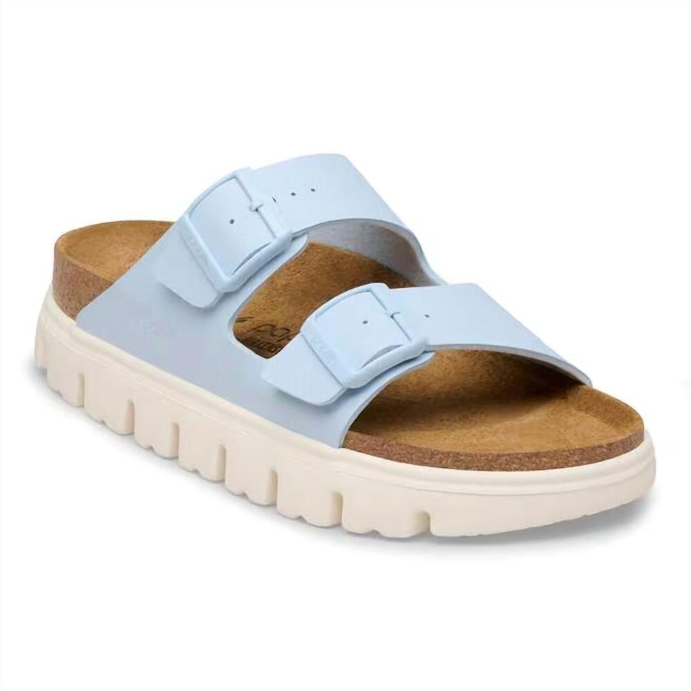 NEW BIRKENSTOCK women's arizona chunky sandals in baby blue